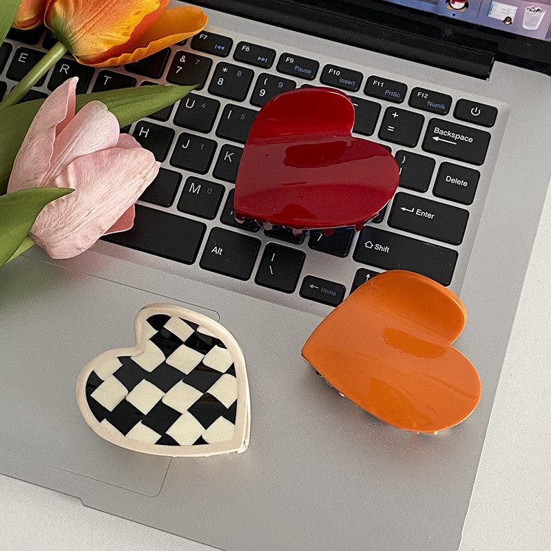 棋盘格发夹