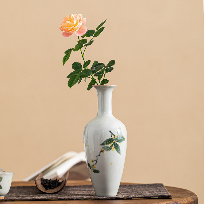 Floral Ceramic Bud Vase