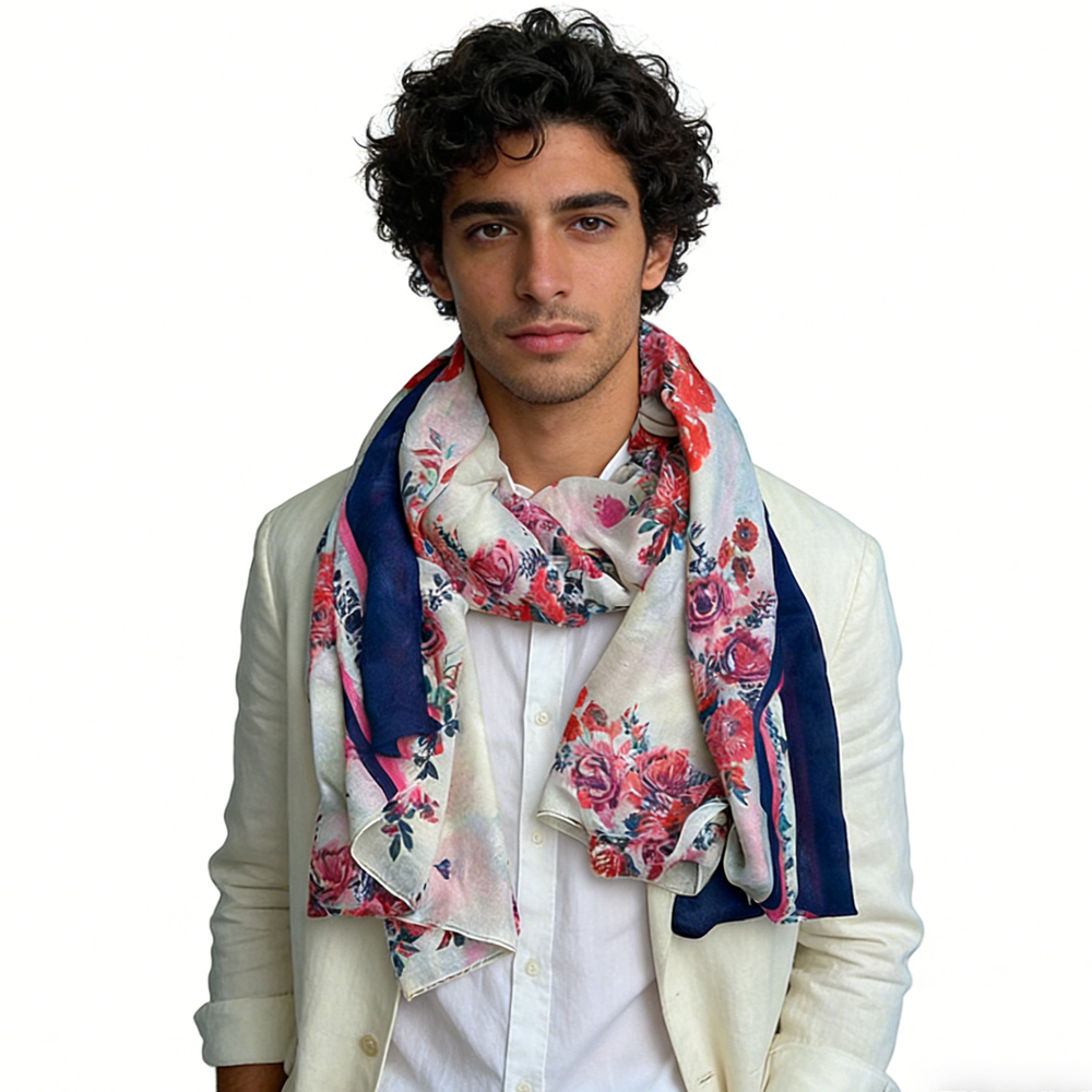 Floral Wrap Scarf