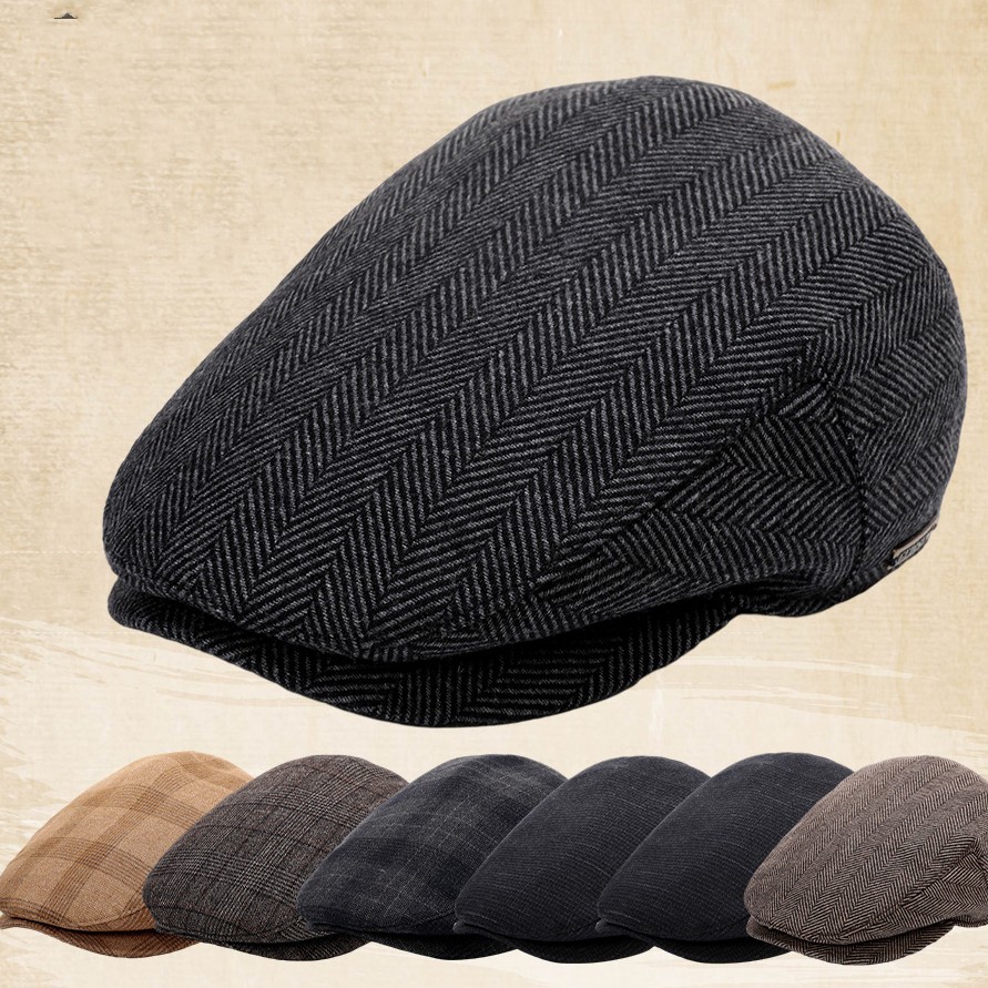 Heritage Pattern Flat Cap