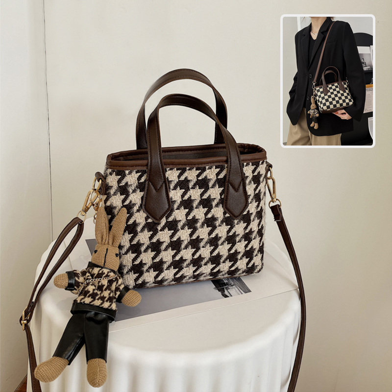 Houndstooth Mini Bag