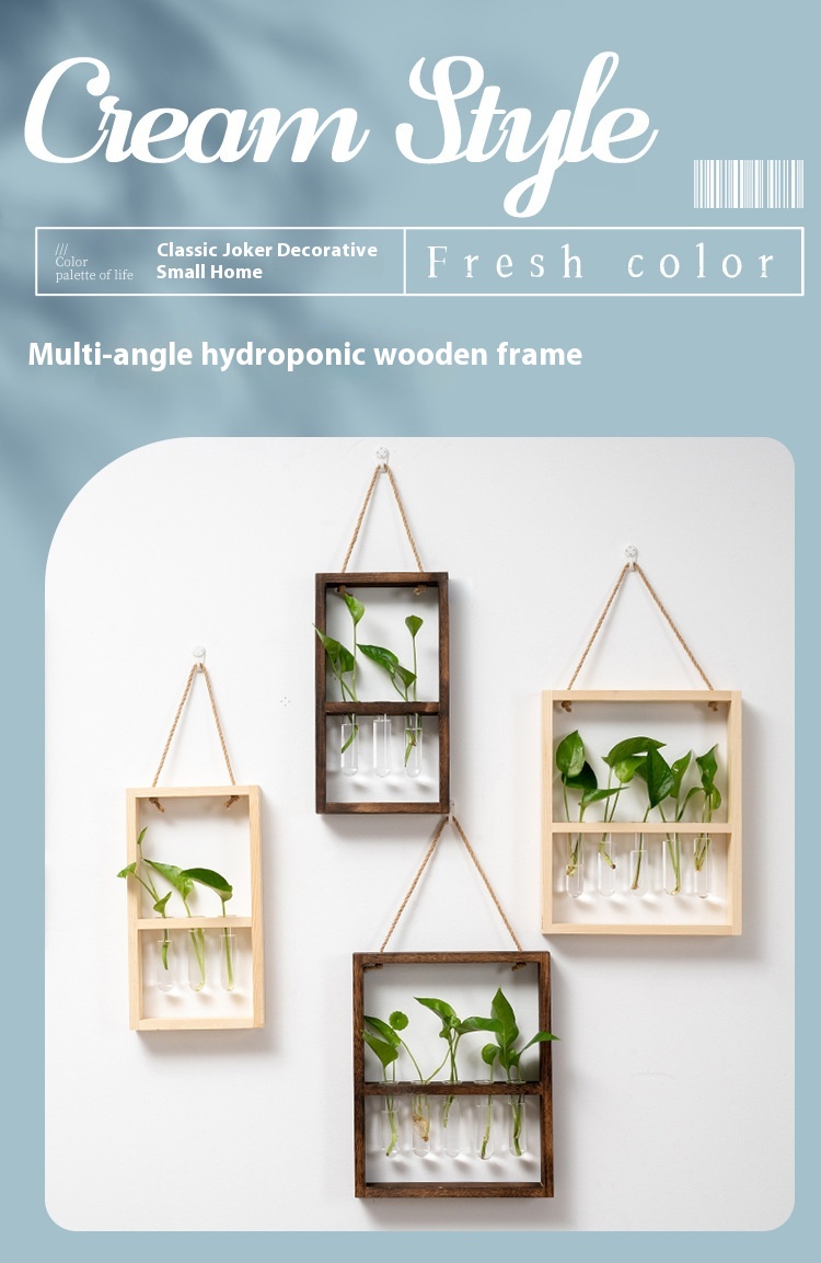 Wood-frame Propagation Vase